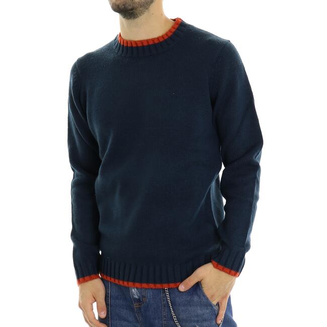 MAGLIA PROFILI A CONTRASTO SSEINSE - Mad Fashion | img vers.650x/